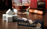 Камни для виски "Whiskey stones", натуральный стеатит, 4 шт