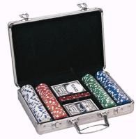 Покер в алюминиевом кейсе (200 фишек с номиналом)