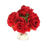 Сувенир "Букет алых роз" (15 х 6 х 2,5 см) пластик, текстиль