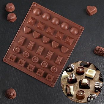 Форма для шоколада Доляна «Коробка конфет», 27×23×1,5 см, 30 ячеек