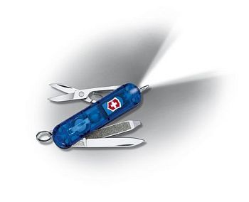 Victorinox Signature Lite Blue translucent Нож складной(арт. - 0.6226.T2)