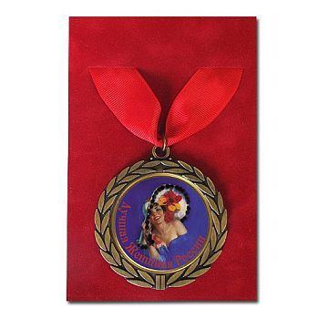 Медаль подарочная "Лучшая женщина России"