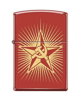 Zippo 233 Russian Hammer Sickle - зажигалка