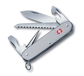 0.8241.26 Victorinox Farmer Silver/ribbed Нож складной