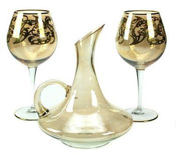 Подарочный набор для вина «Золотая вязь» №1