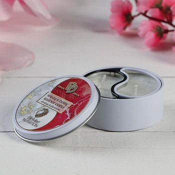 Свеча с афродизиаками "Relaxing & Exciting Massage Candle. Клубника в сливках", 30 мл