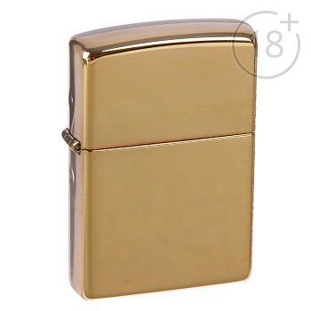 Зажигалка ZIPPO 254B Classic с покрытием High Polish Brass