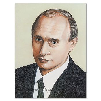 Портрет президент Путин В.В. рамка багет №88 (30х40 см)