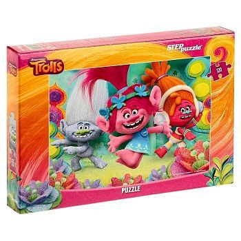 Пазлы Trolls, 120 элементов, МИКС