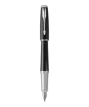 F 312 Ручка перьевая Parker Urban Premium F Ebony Metal CT подар.кор.(арт-1931613)