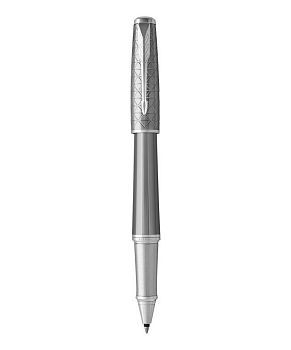 T 313 Ручка роллер Parker Urban Premium F Silvered Powder CT черные чернила подар.кор. (арт-1931586)