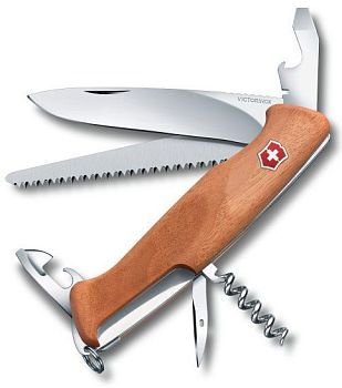 Victorinox RangerWood 130мм 10 функций деревянная рукоять (арт-0.9561.63)