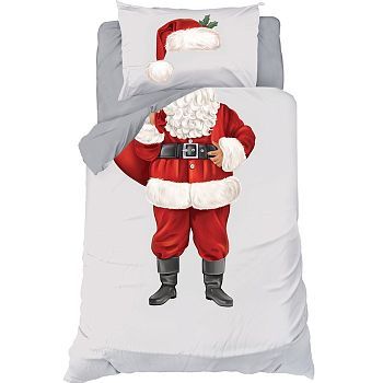 Постельное бельё Этель 1,5 сп "Santa Claus" 143х215 см, 150х214 см, 50х70 см -1 шт, 100 % хлопок, бязь