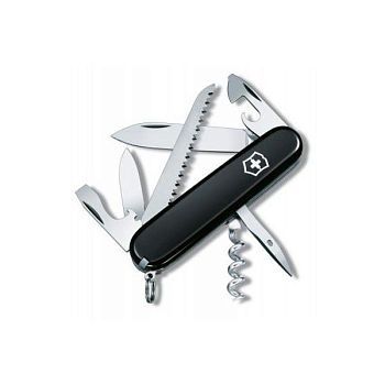 1.3613.3 Victorinox Camper Black Нож складной 91мм 13 функций