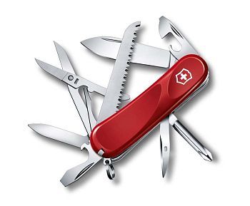 2.4913.E Victorinox Evolution 85мм 15 функций красный