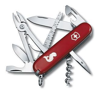 Victorinox Angler (fisher) Red Нож складной (арт-1.3653.72)