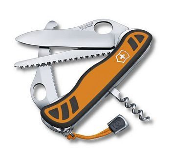 Victorinox Hunter XT Нож охотника с фиксатором лезвия (с петлей на лезвии и пилой по дереву) 111 мм/оранжево-черный  (арт. - 0.8341.MC9)