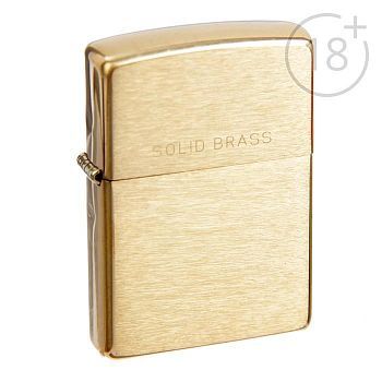 Зажигалка ZIPPO 204 с покрытием Brushed Brass